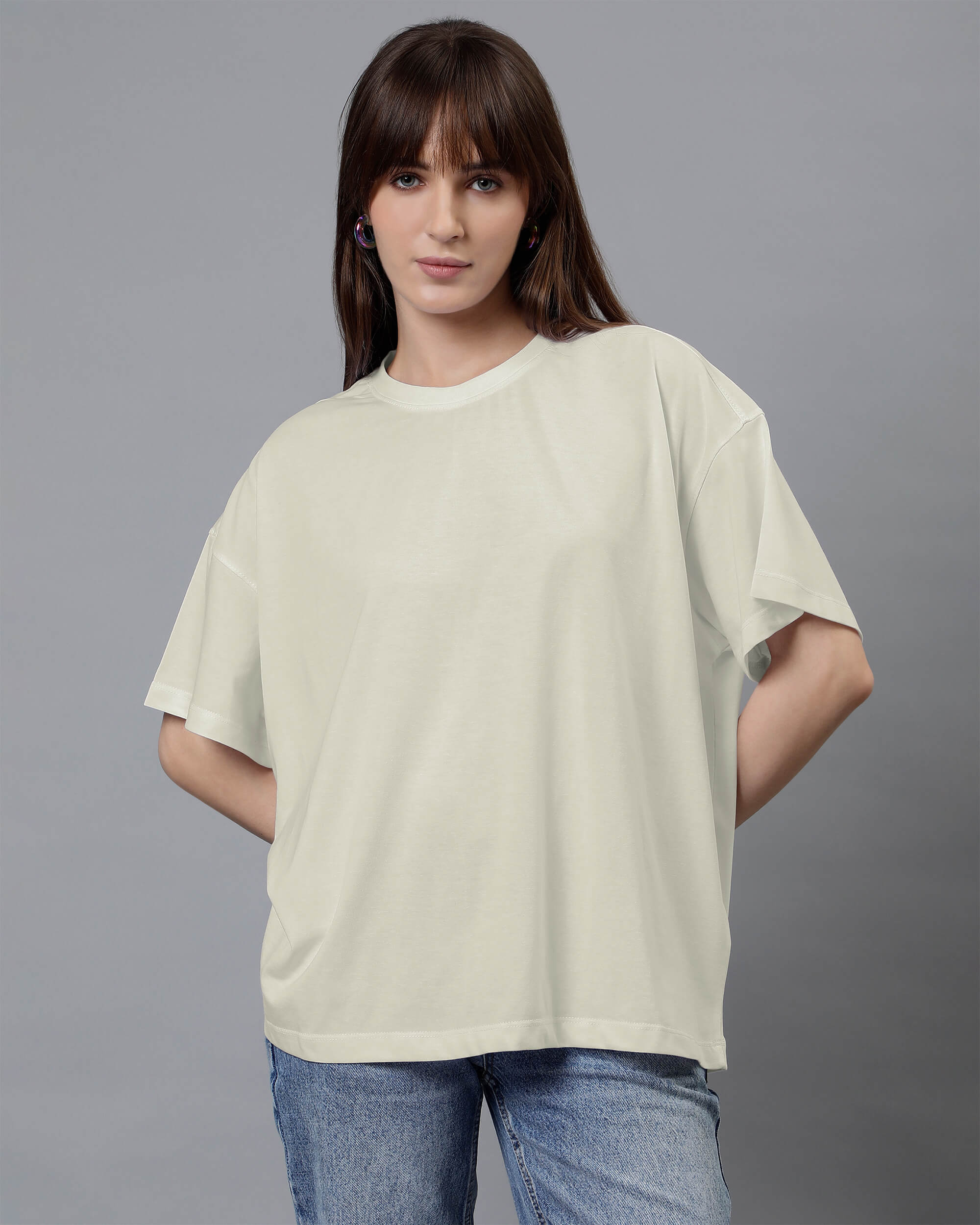 Ivory Women's Oversized Tshirt