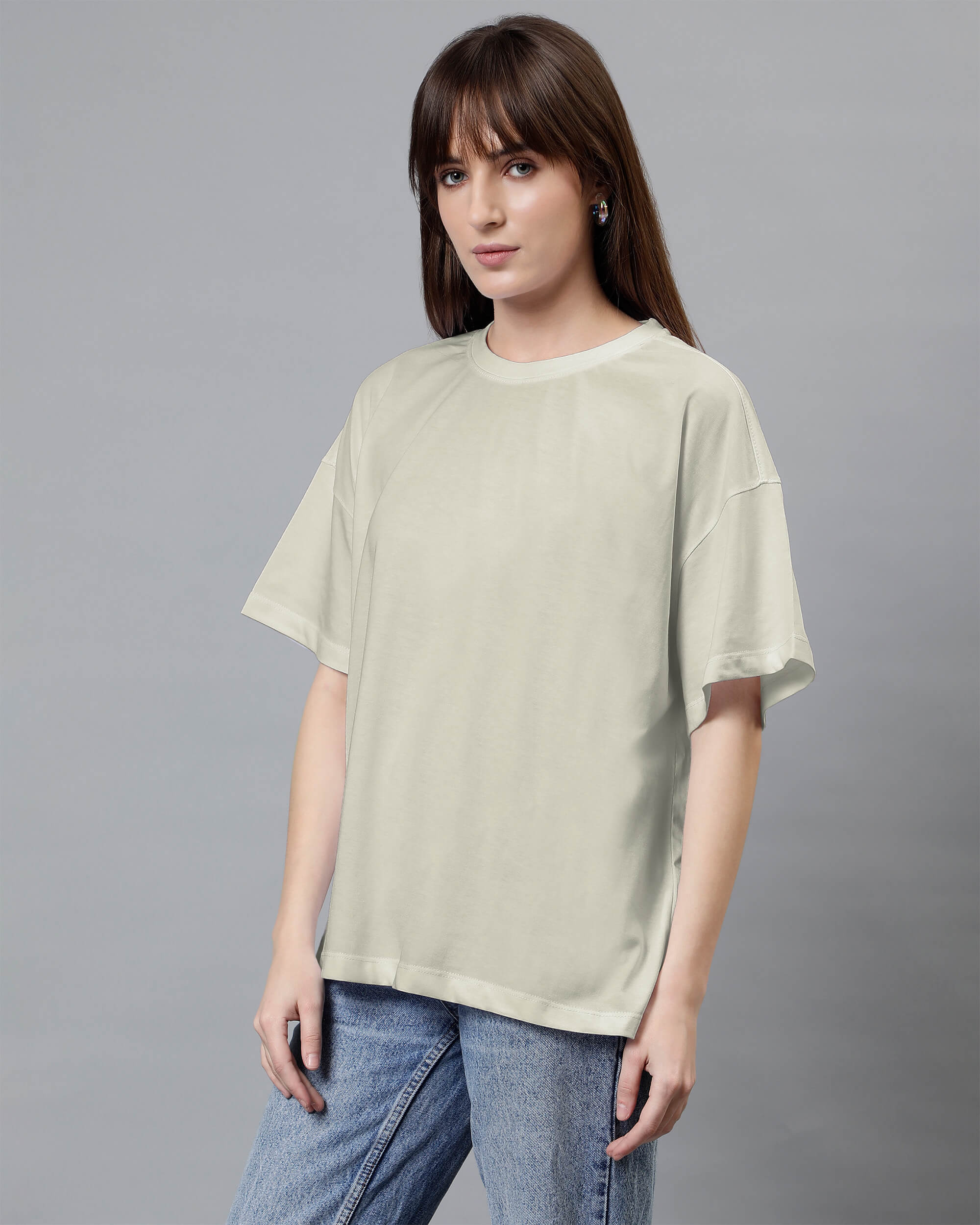 Ivory Women's Oversized Tshirt