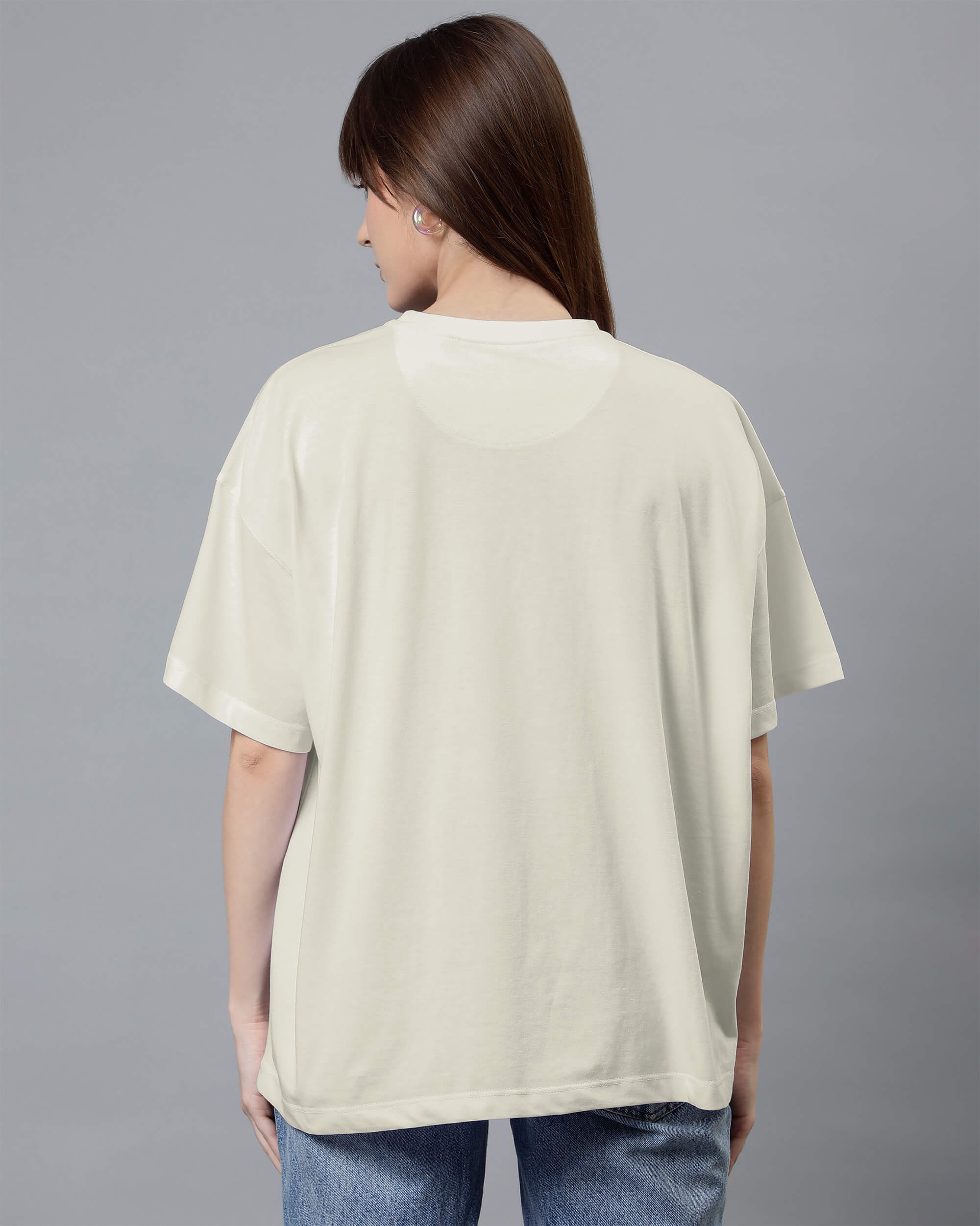 Ivory Women's Oversized Tshirt