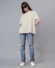 Ivory Women's Oversized Tshirt