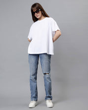 White Women's Oversized Tshirt