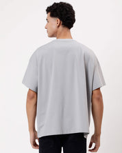 Ash Grey Oversized Men Tshirt