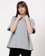 Ash Grey Women's Oversized Tshirt