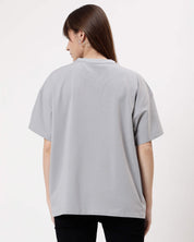 Ash Grey Women's Oversized Tshirt
