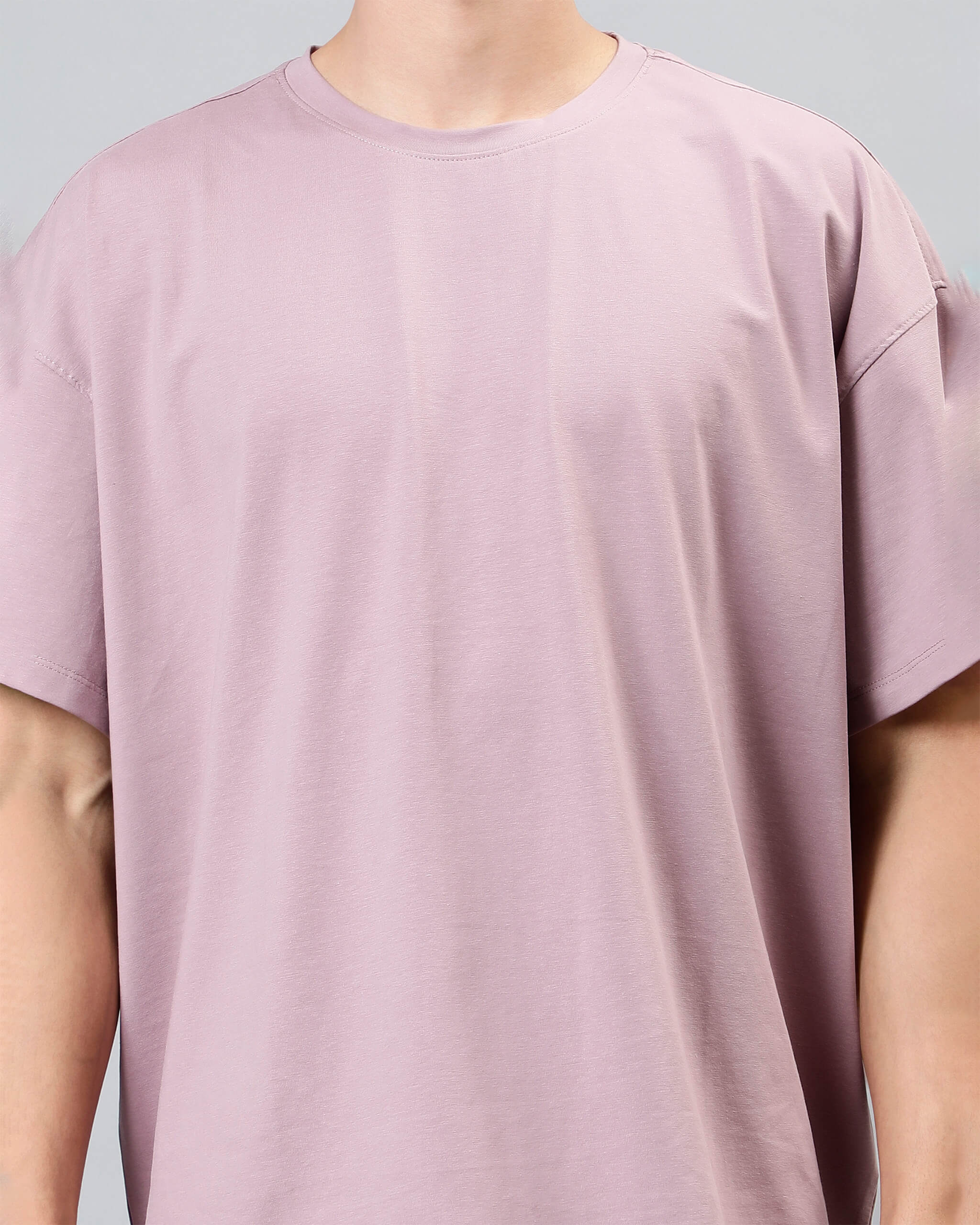 Lilac Oversized Men Tshirt