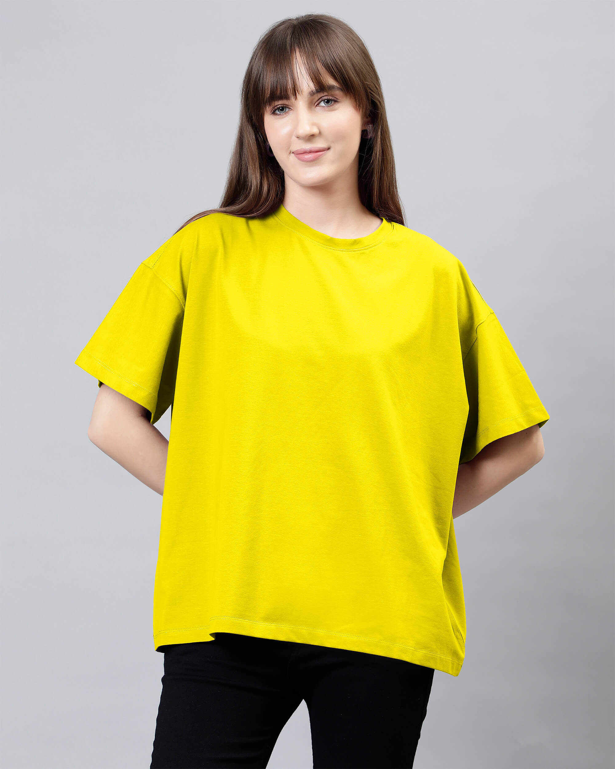 Zesty Yellow Women's Oversized Tshirt