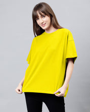 Zesty Yellow Women's Oversized Tshirt