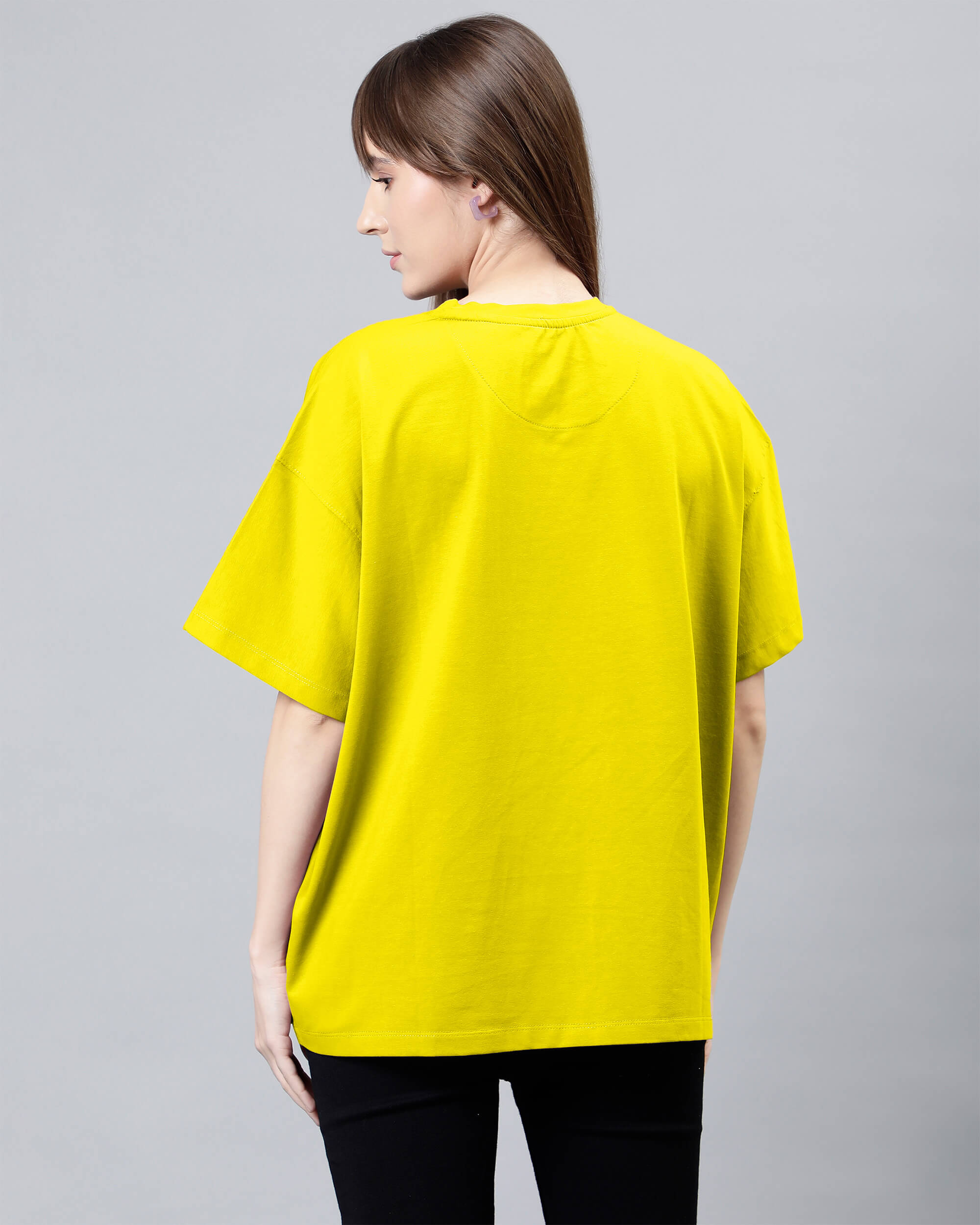 Zesty Yellow Women's Oversized Tshirt