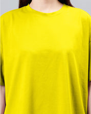 Zesty Yellow Women's Oversized Tshirt