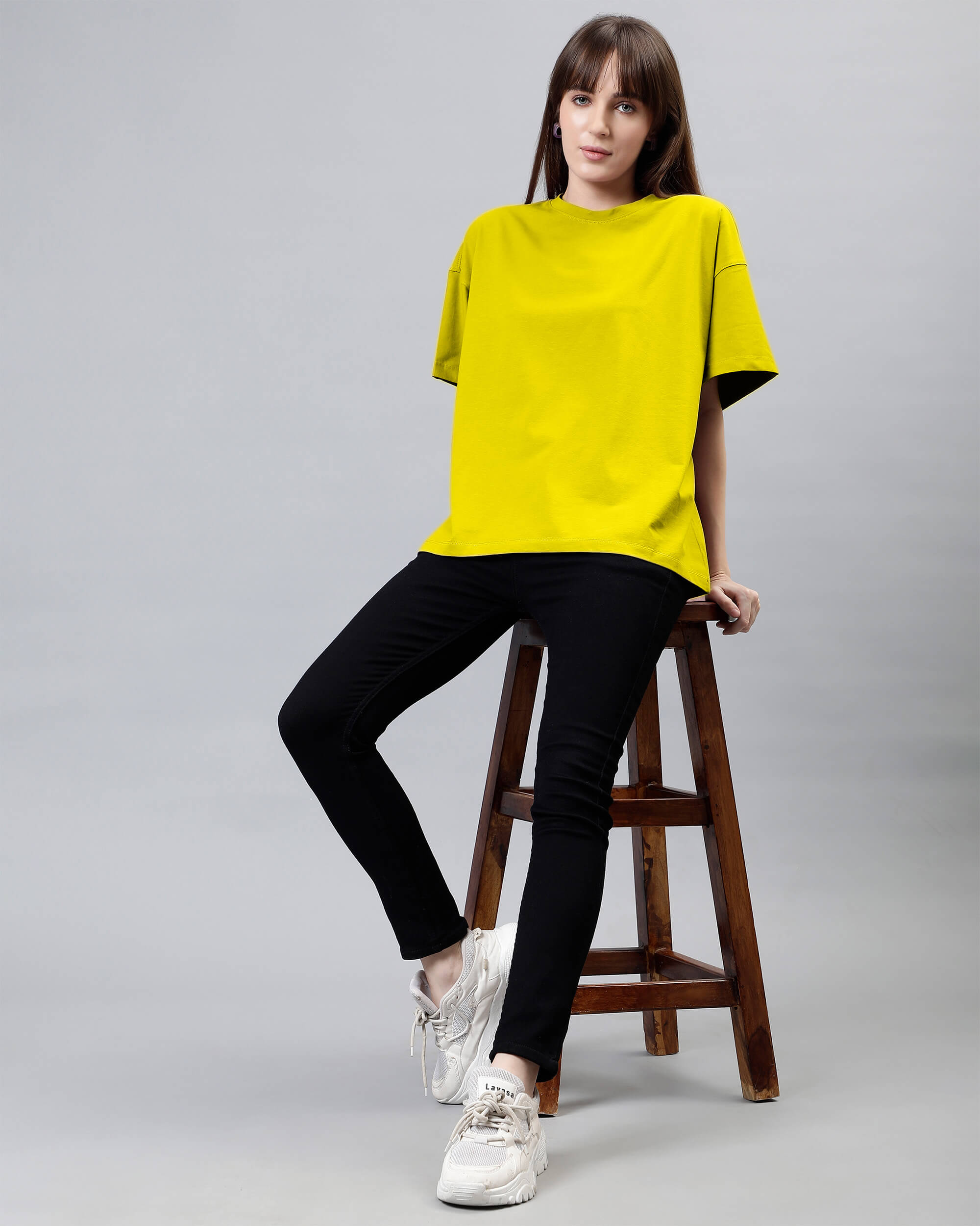 Zesty Yellow Women's Oversized Tshirt