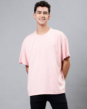 Pink Oversized Men Tshirt