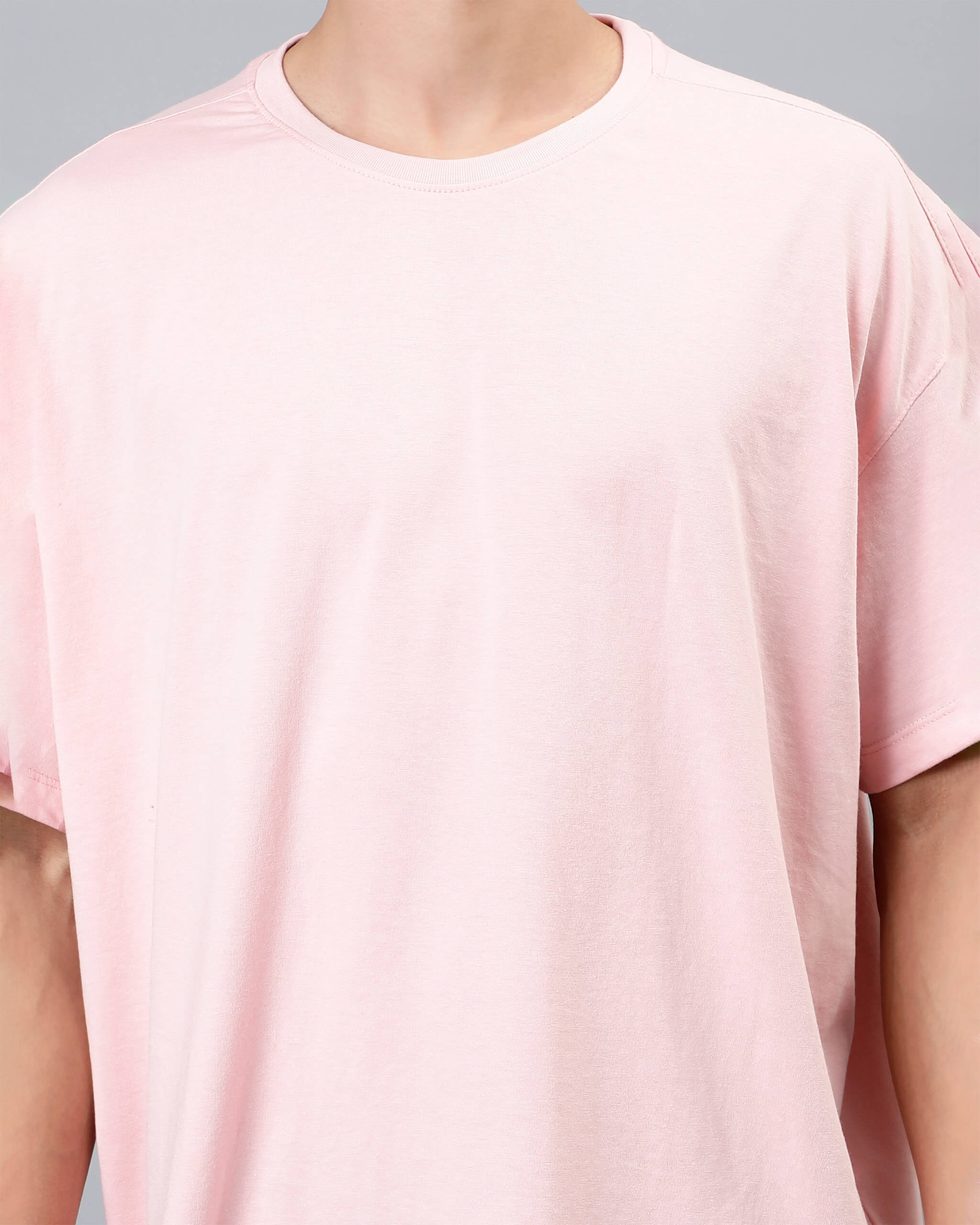 Pink Oversized Men Tshirt