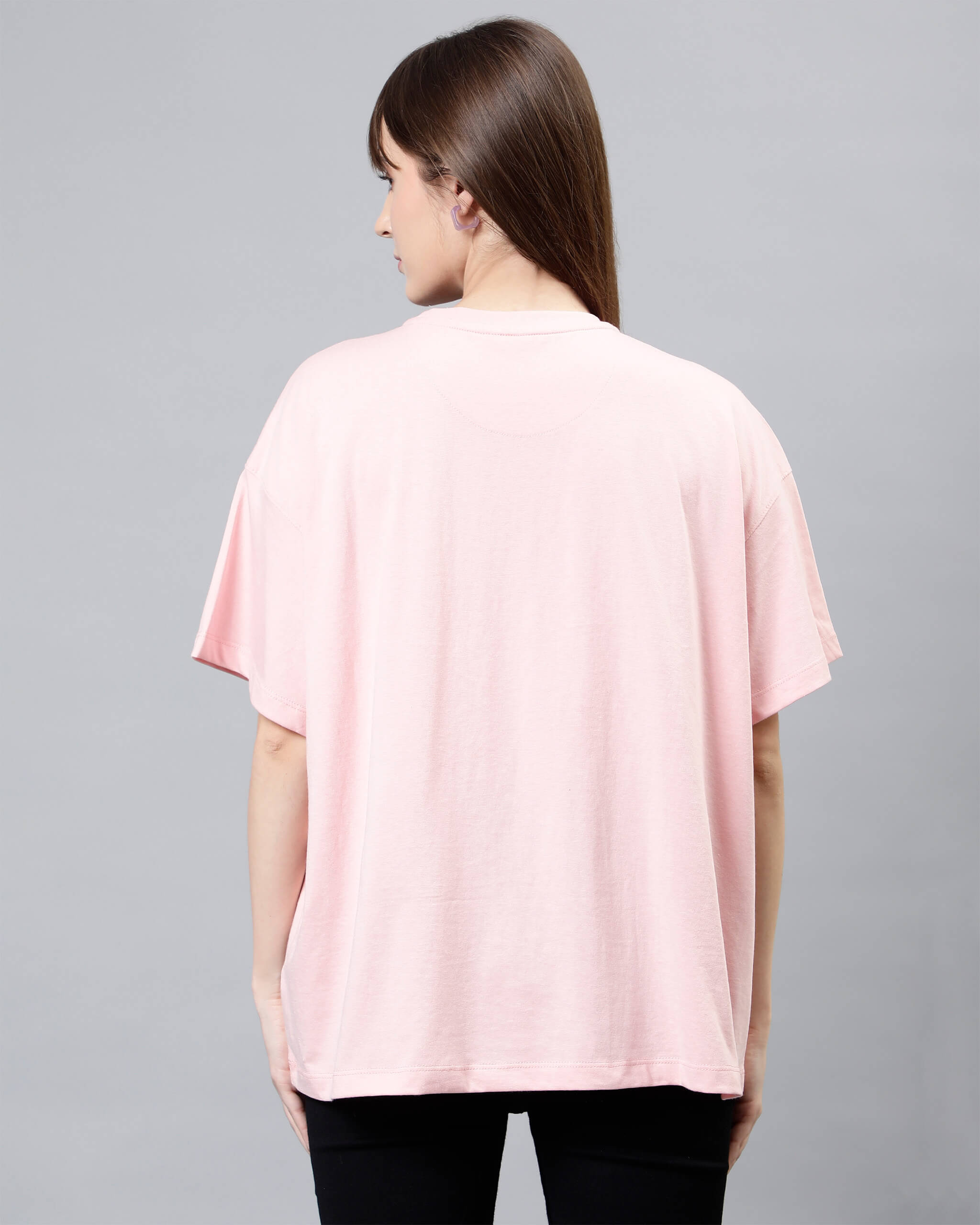 Pink Women's Oversized Tshirt