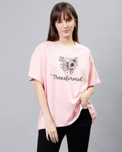 Empower Collection - Transformed - Pink Women's Oversized Tshirt