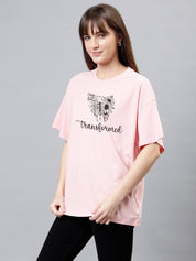 Empower Collection - Transformed - Pink Women's Oversized Tshirt