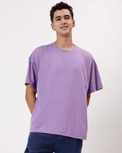 Purple Oversized Men Tshirt