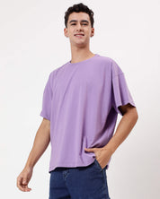 Purple Oversized Men Tshirt