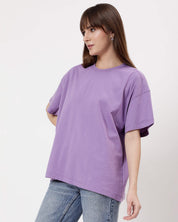 Purple Women's Oversized Tshirt