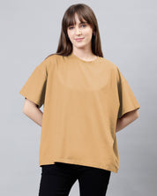 Sandy Tan Women's Oversized Tshirt
