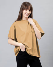 Sandy Tan Women's Oversized Tshirt