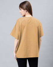 Sandy Tan Women's Oversized Tshirt
