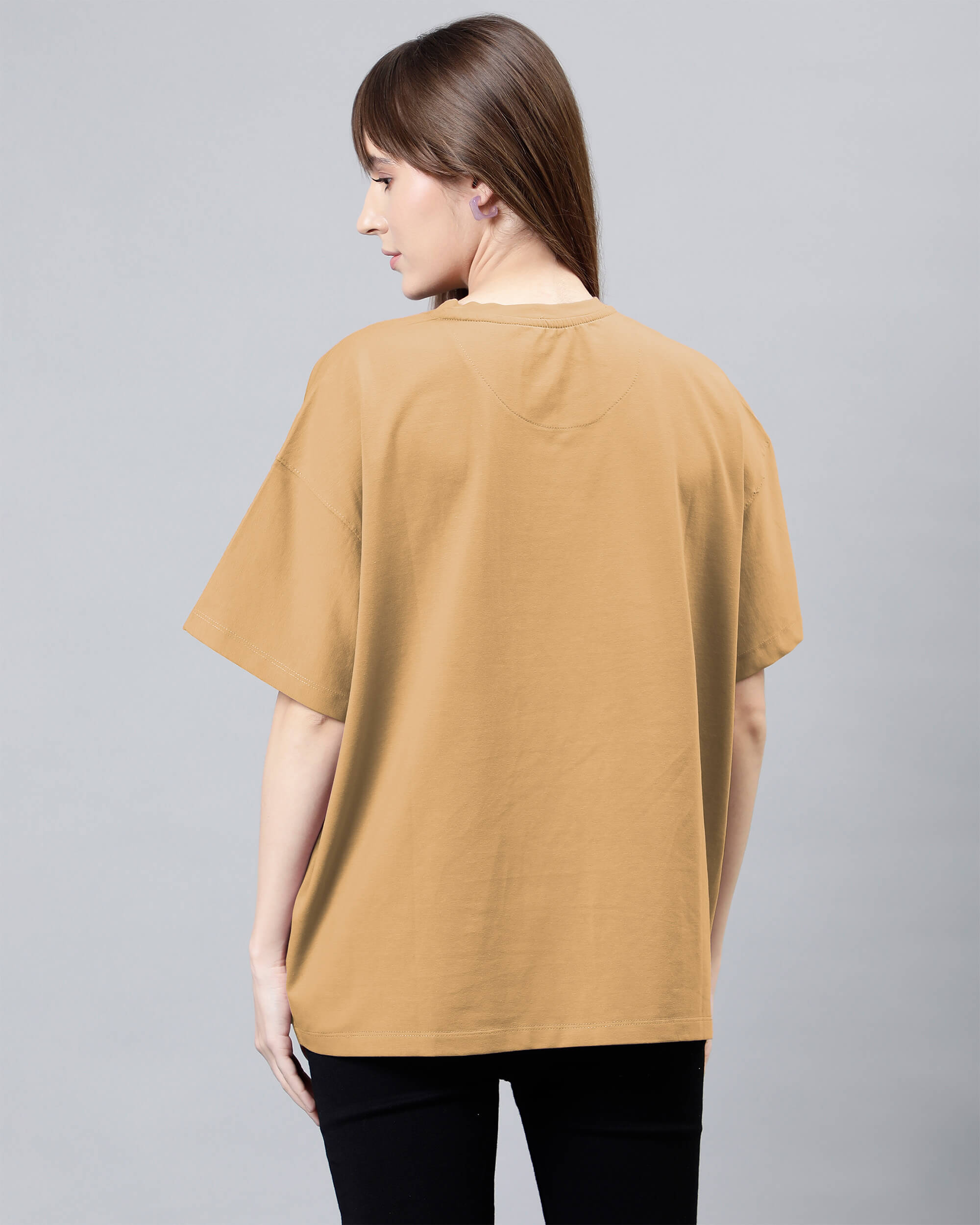 Sandy Tan Women's Oversized Tshirt