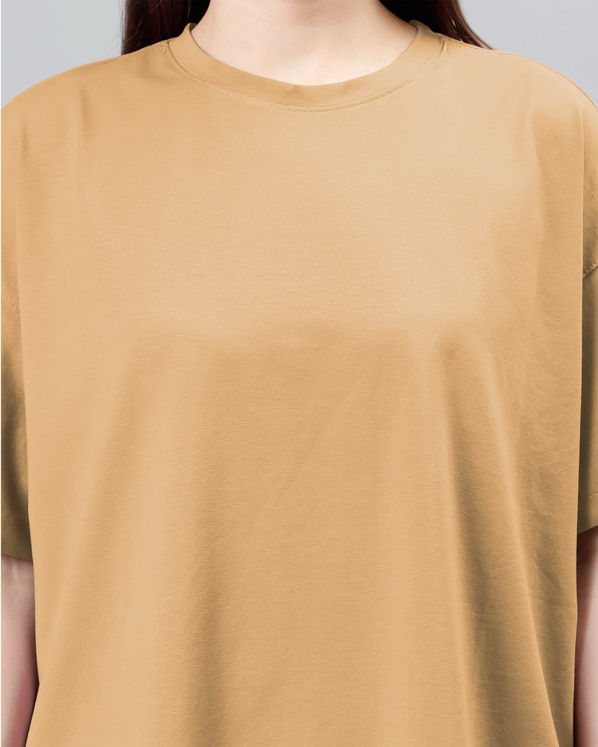 Sandy Tan Women's Oversized Tshirt