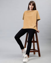 Sandy Tan Women's Oversized Tshirt