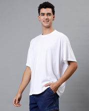 White Oversized Men Tshirt