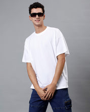 White Oversized Men Tshirt
