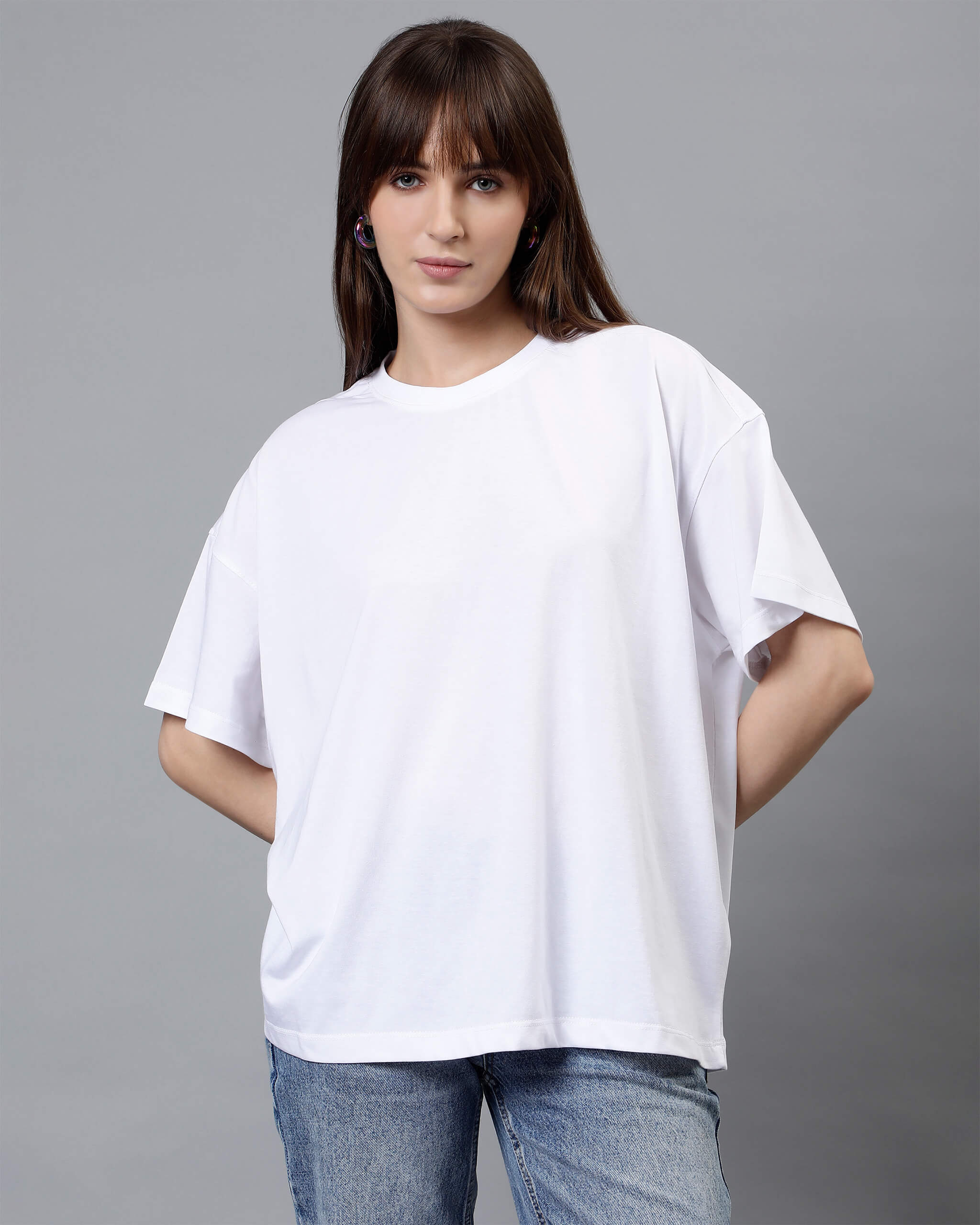 White Women's Oversized Tshirt