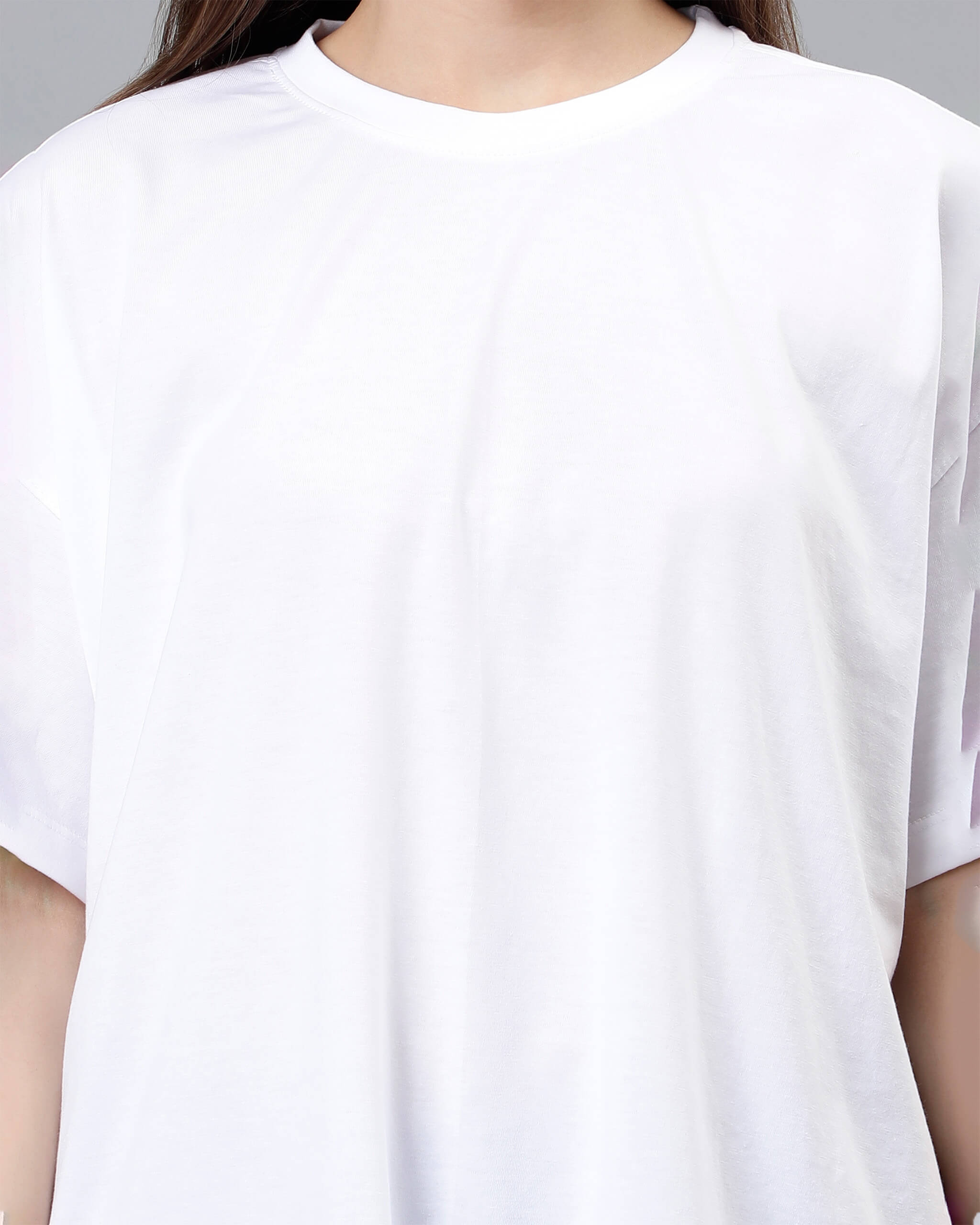 White Women's Oversized Tshirt